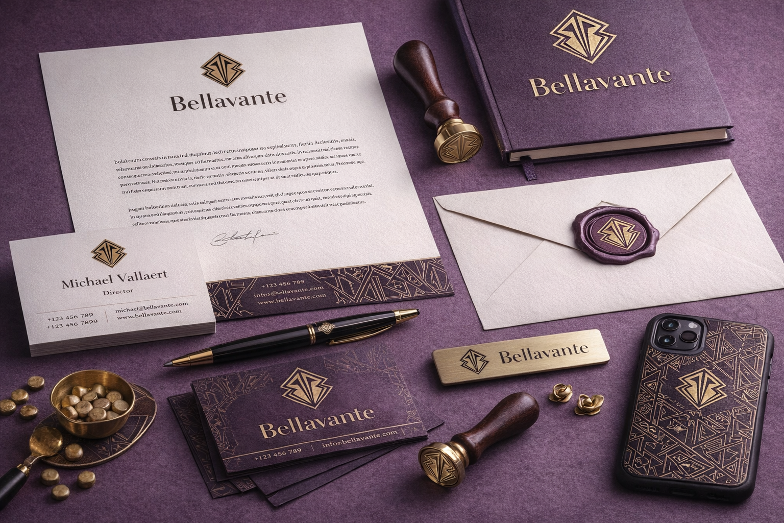 Bellavante logo design